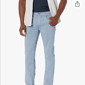 Bugatchi 5 Pocket lightweight baby blue Pima cotton jean - SZ 35